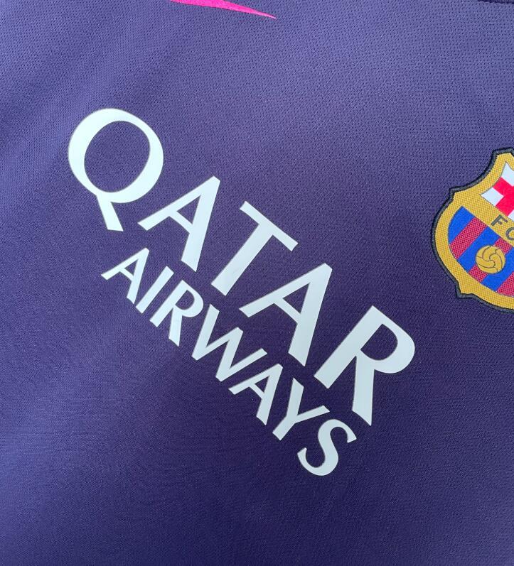 2016 1017  Retro  Barcelona   3rd long sleeves   jersey