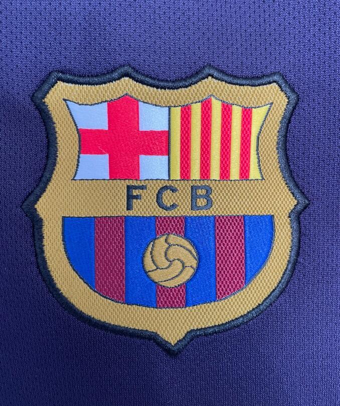2016 1017  Retro  Barcelona   3rd long sleeves   jersey