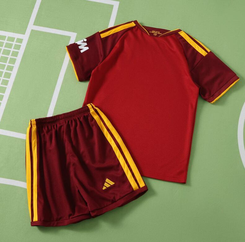 2026 2027 AS ROMA  home  Kids  kits Jersey
