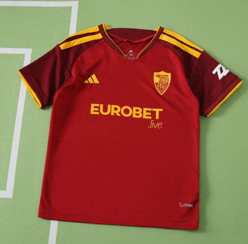 2026 2027 AS ROMA  home  Kids  kits Jersey