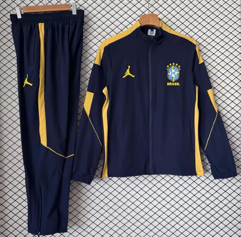 2026 2027  Brazil windbreaker  jacket  kit  set soccer jersey