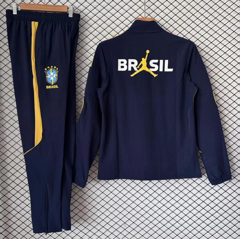 2026 2027  Brazil windbreaker  jacket  kit  set soccer jersey