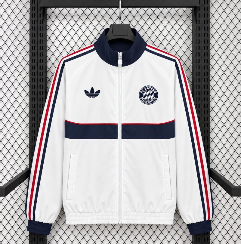2026 2027  Bayern Munich windbreaker retro jacket soccer jersey