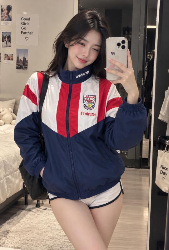 2026 2027  Arsenal windbreaker retro jacket soccer jersey
