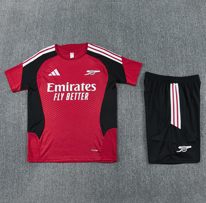 2026 2027 Arsenal adult and  kids  tracksuit  training suit  short  sleeves set