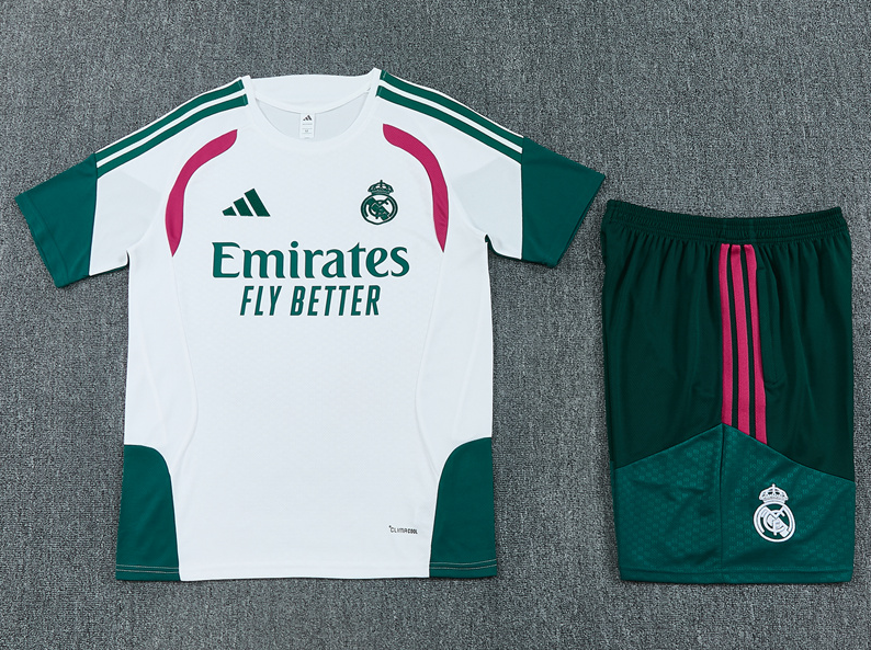 2026 2027 Real Madrid  adult and  kids  tracksuit  training suit  short  sleeves set