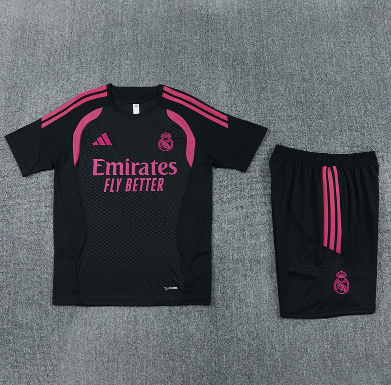 2026 2027 Real Madrid  adult and  kids  tracksuit  training suit  short  sleeves set