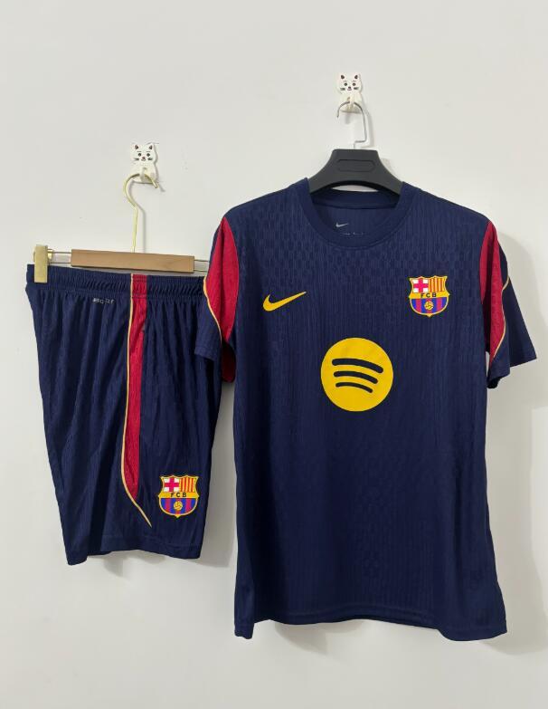 2026 2027  Barcelona  player adult  tracksuit  training suit  short  sleeves