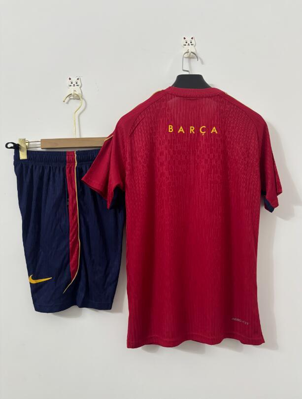 2026 2027  Barcelona  player adult  tracksuit  training suit  short  sleeves