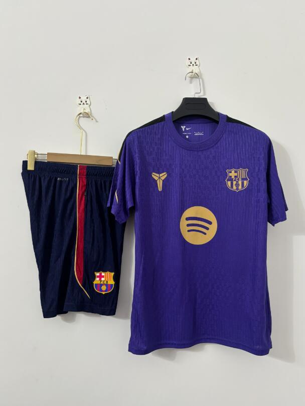 2026 2027  Barcelona  player adult  tracksuit  training suit  short  sleeves
