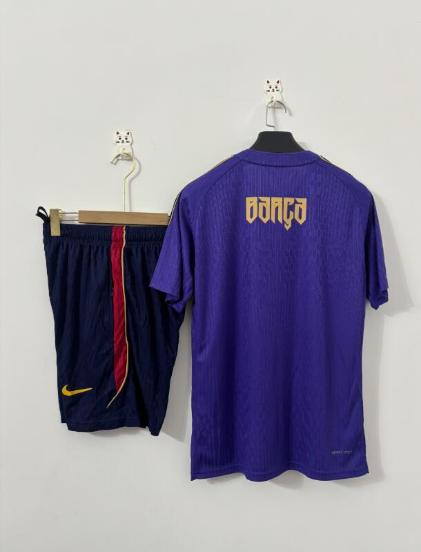 2026 2027  Barcelona  player adult  tracksuit  training suit  short  sleeves