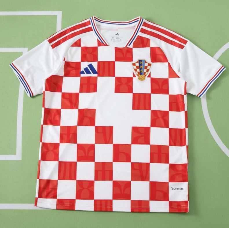 2027 Croatia Home top thai best  quality soccer Jersey  fan version