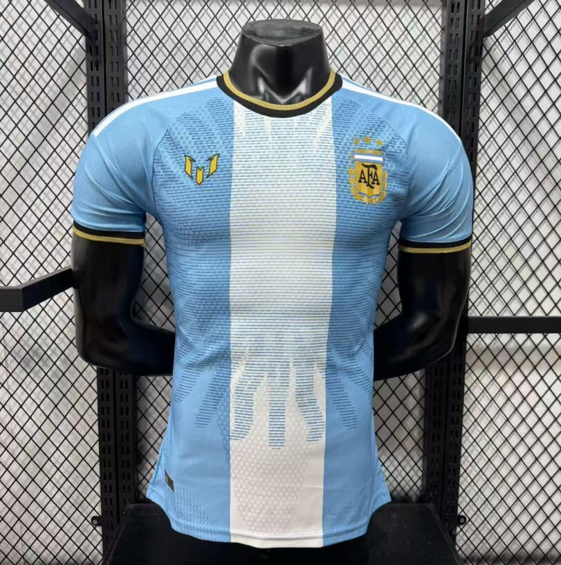 2026 2027 Argentina messi Home top version  soccer Jersey Player version 001