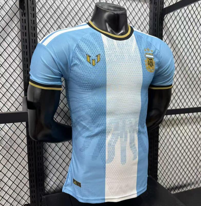 2026 2027 Argentina messi Home top version  soccer Jersey Player version 001