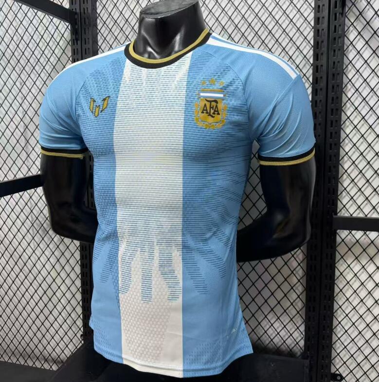 2026 2027 Argentina messi Home top version  soccer Jersey Player version 001