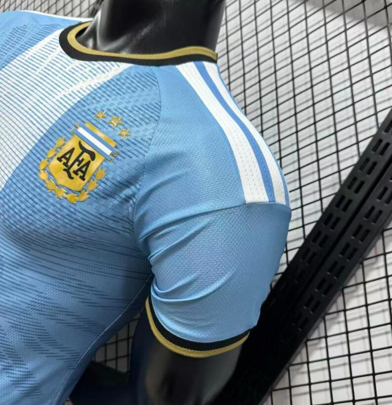 2026 2027 Argentina MESSI Home top version  soccer Jersey Player version 001
