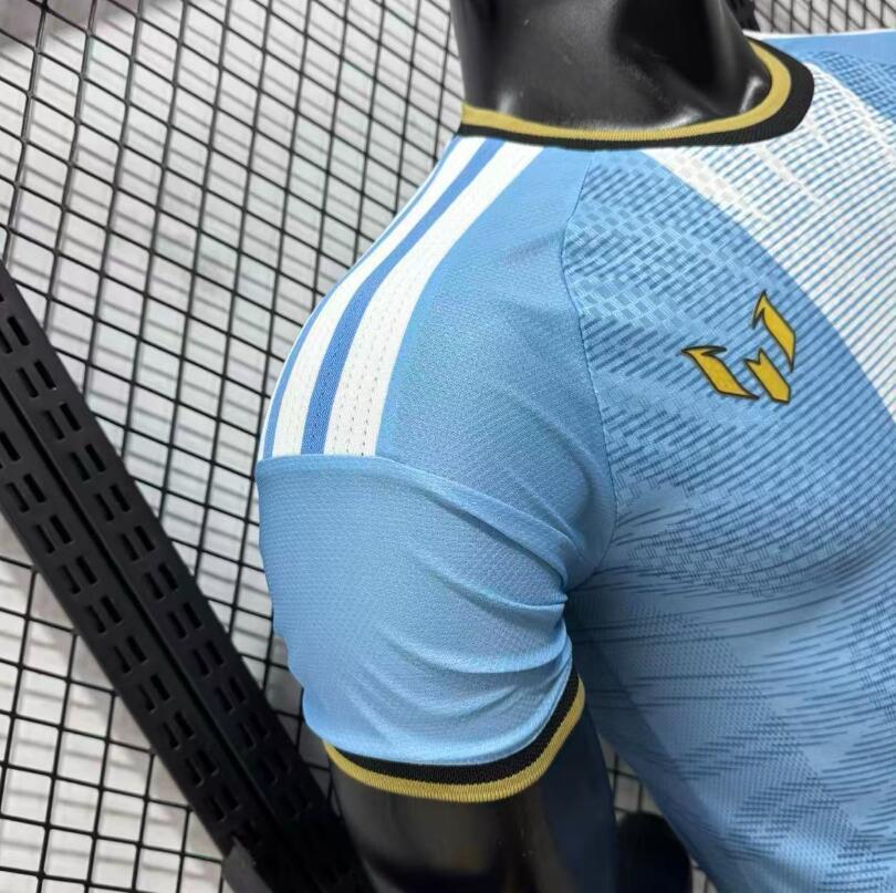 2026 2027 Argentina MESSI Home top version  soccer Jersey Player version 001
