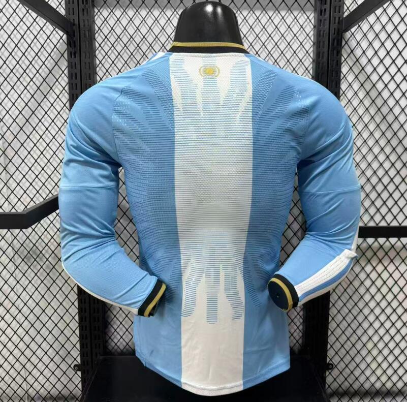 2026 2027 Argentina messi Home long soccer Jersey Player version 001
