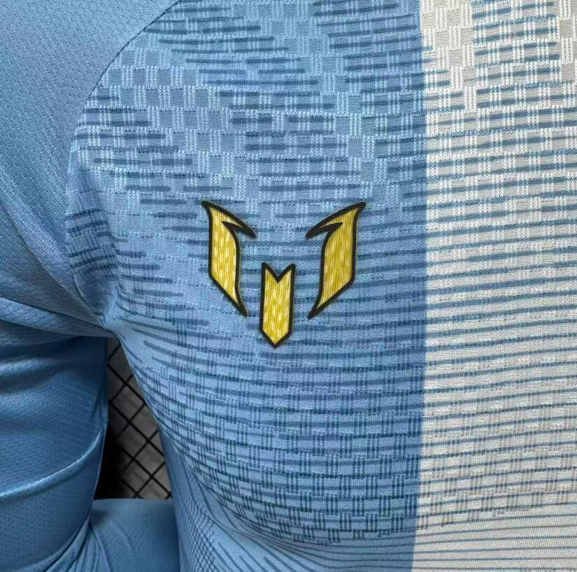 2026 2027 Argentina messi Home long soccer Jersey Player version 001
