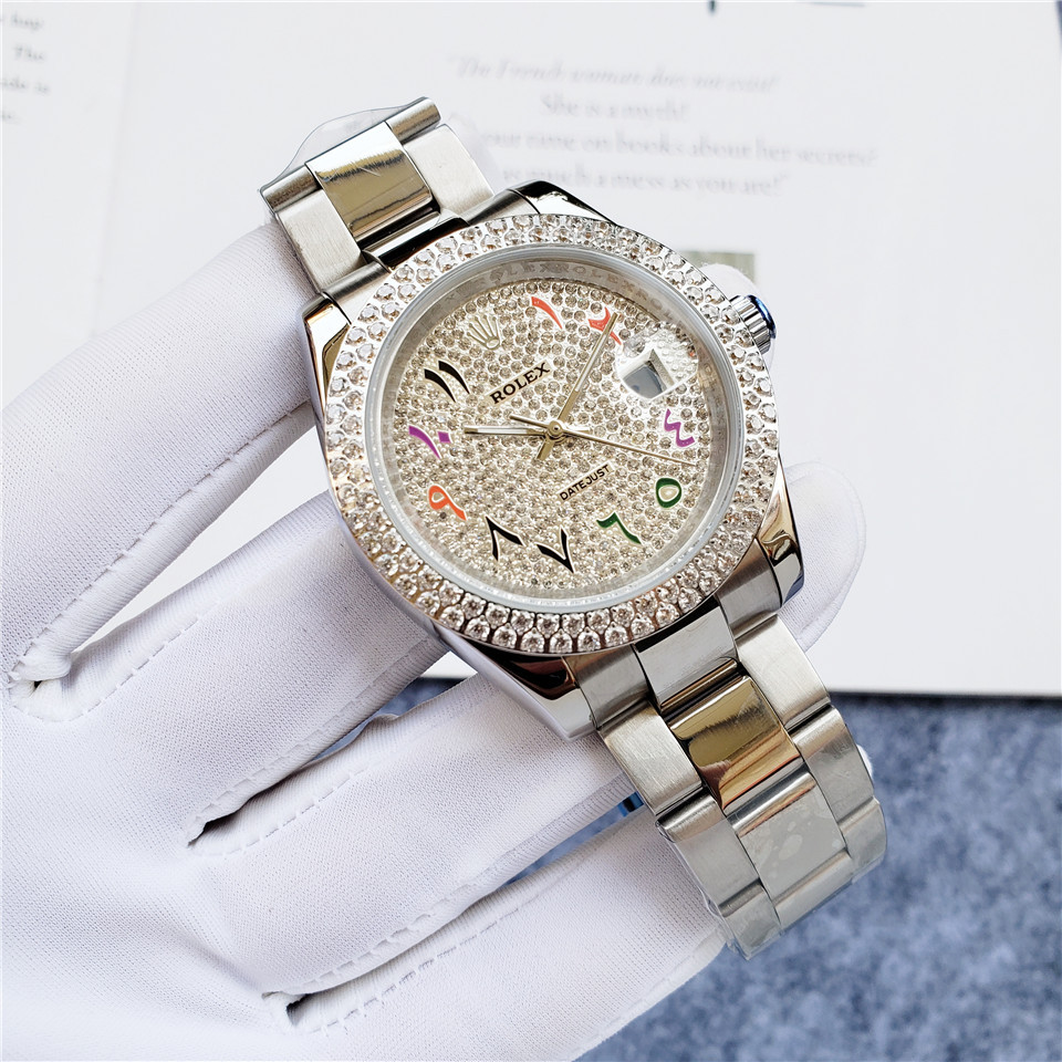 Rolex Men's Automatic Mechanical Watch 904L Stainless Steel Sapphire Glass 40mm-RLX289