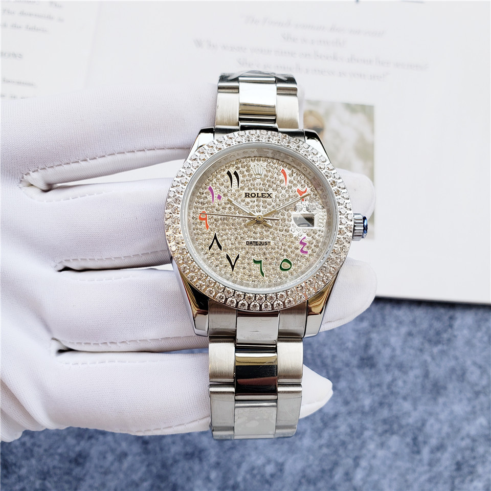 Rolex Men's Automatic Mechanical Watch 904L Stainless Steel Sapphire Glass 40mm-RLX289