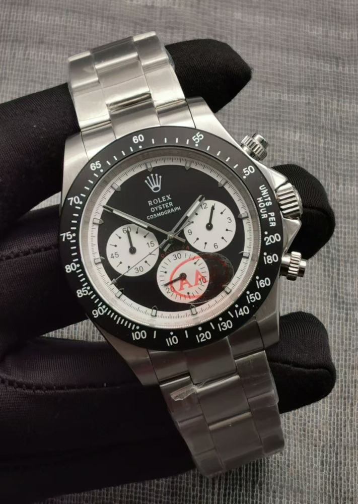 Rolex Men's Quartz Chronograph Watch VK Movt 904L Stainless Steel Sapphire Glass 40mm-RLX524