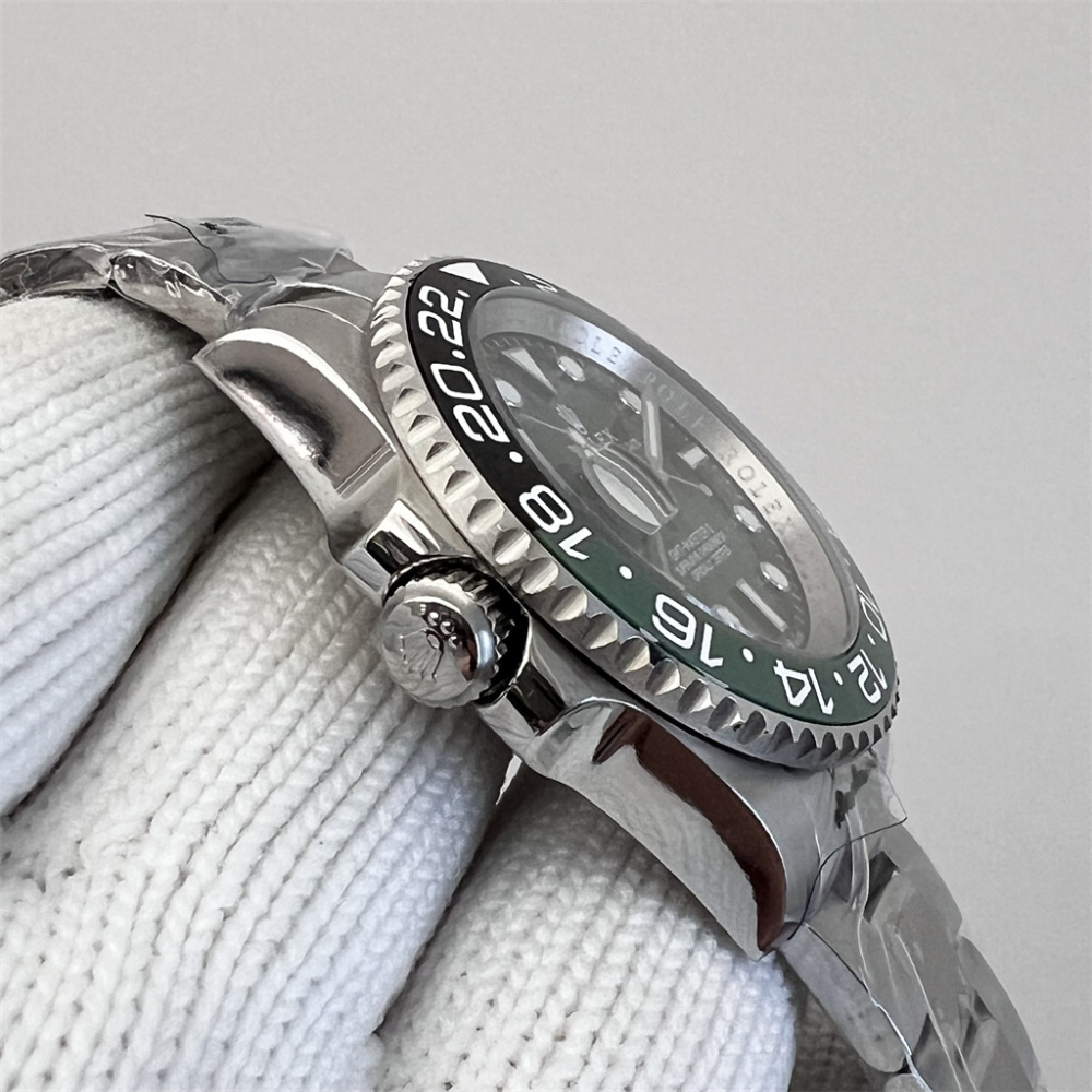 Rolex Men's Automatic Mechanical Watch 904L Stainless Steel Sapphire Glass 40mm GMT-RLX529