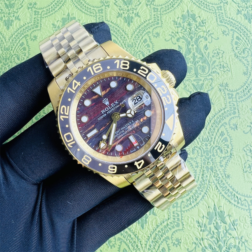 Rolex Men's Automatic Mechanical Watch Stainless steel Sapphire glass 40mm GMT-RLX536