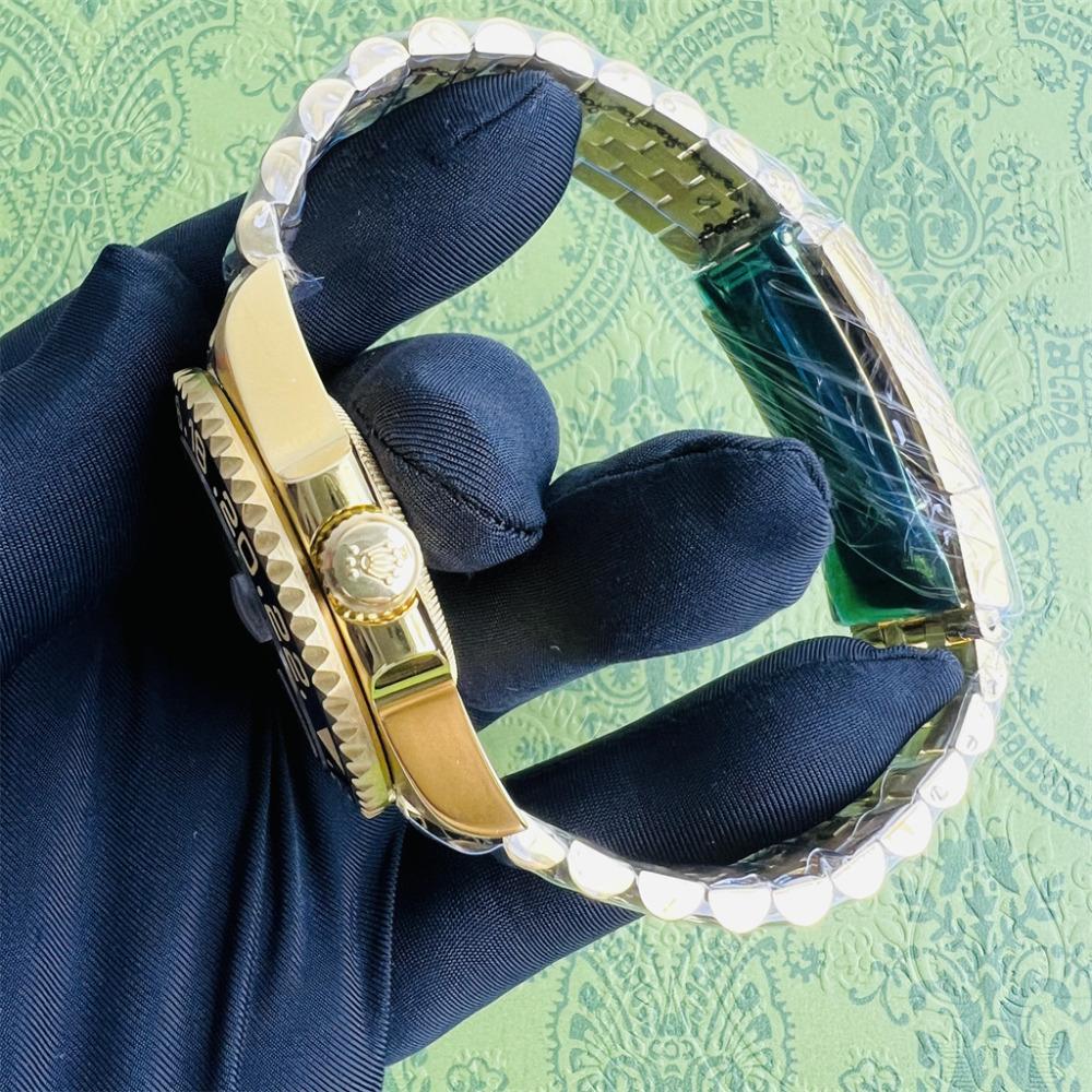 Rolex Men's Automatic Mechanical Watch Stainless steel Sapphire glass 40mm GMT-RLX536