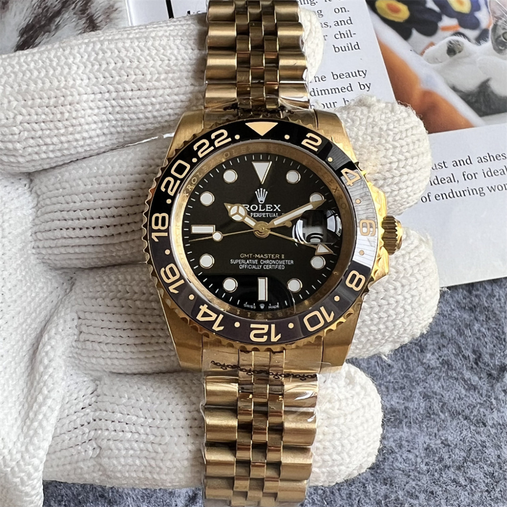 Rolex Men's Automatic Mechanical Watch Stainless steel Sapphire glass 40mm GMT-RLX535