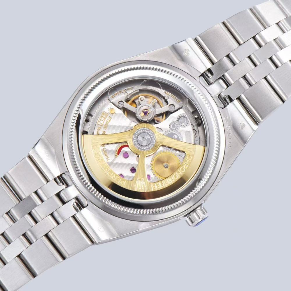Men's Automatic Mechanical Watch 904L Stainless Steel Sapphire Glass 40mm-RLX553CM1
