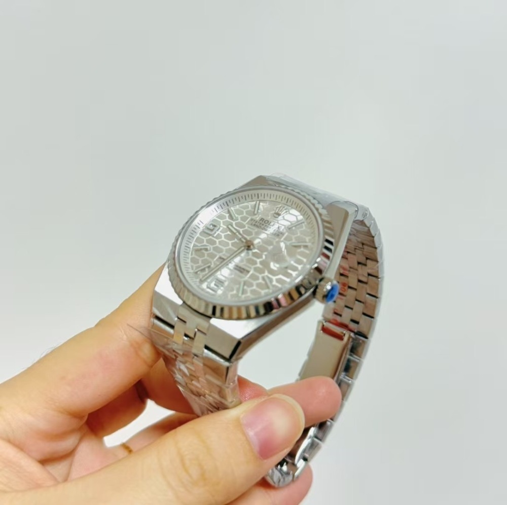 Men's Automatic Mechanical Watch 904L Stainless Steel Sapphire Glass 40mm-RLX555CM1