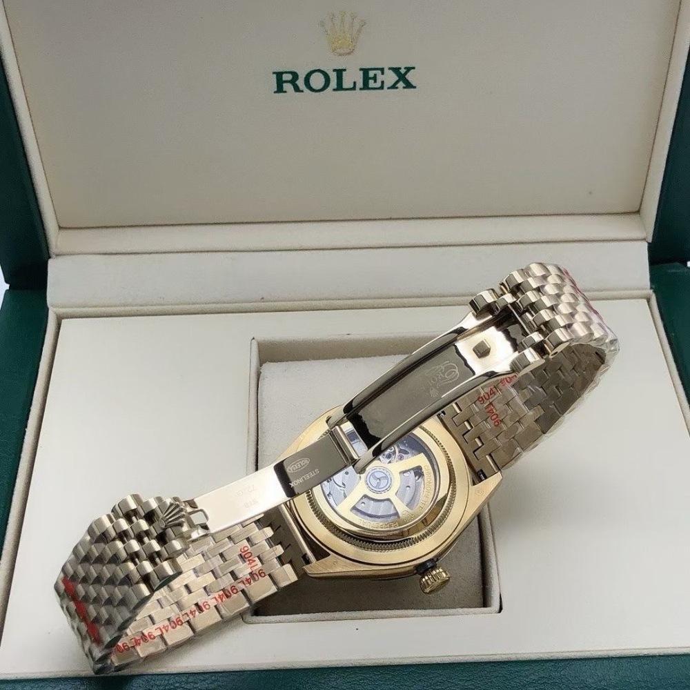 Men's Automatic Mechanical Watch 904L Stainless Steel Sapphire Glass 39mm-RLX563