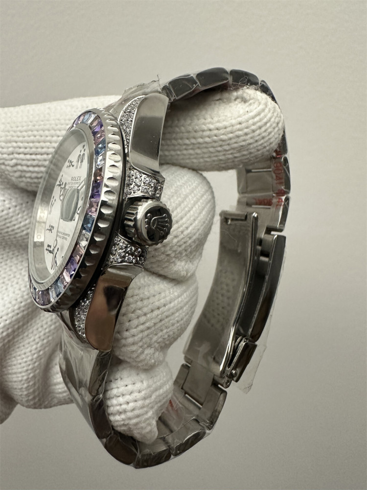 Men's Automatic Mechanical Watch 904L Stainless Steel Sapphire Glass 40mm-RLX545