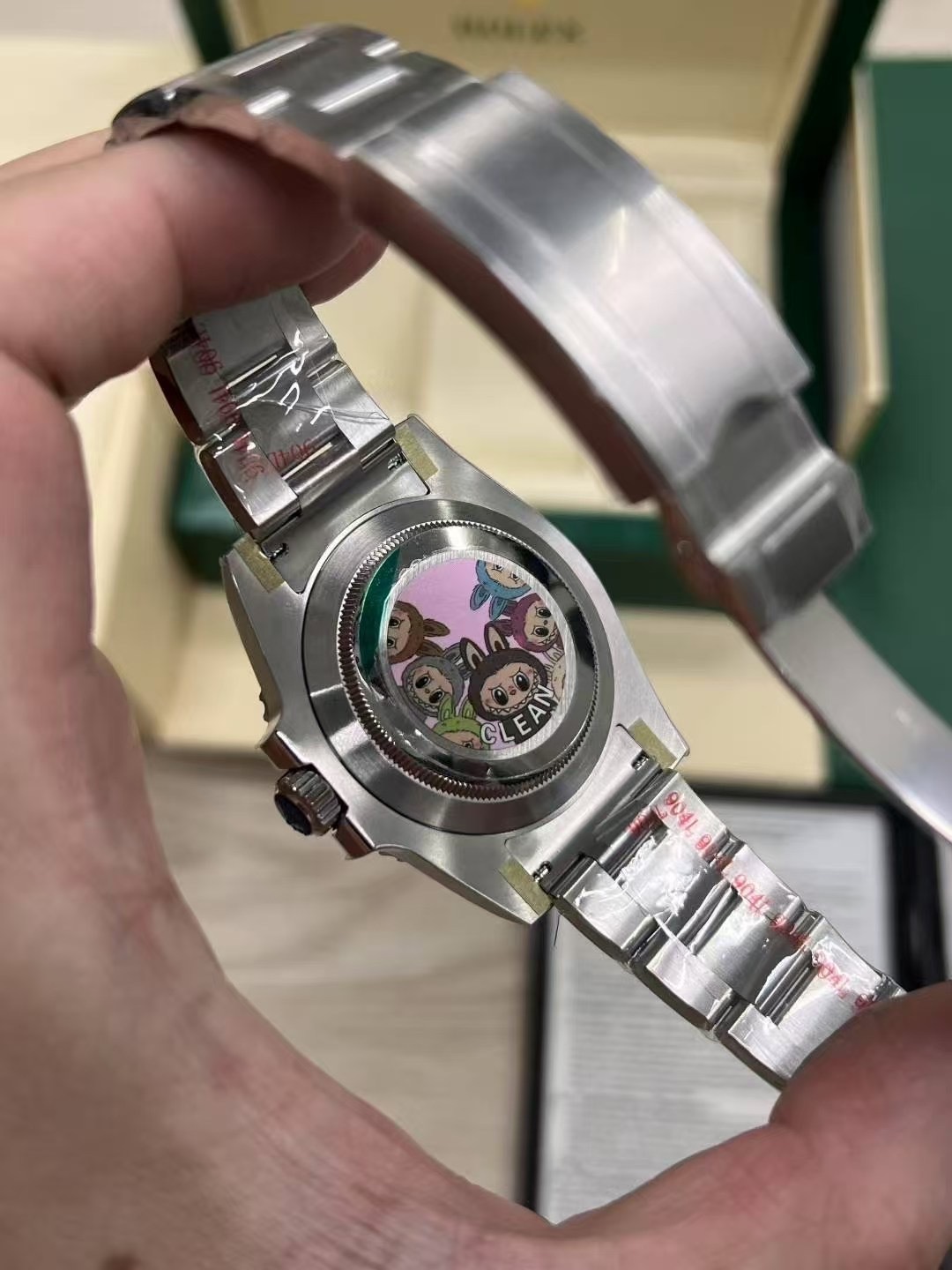 Men's Automatic Mechanical Watch 904L Stainless Steel Sapphire Glass 40mm-RLX555