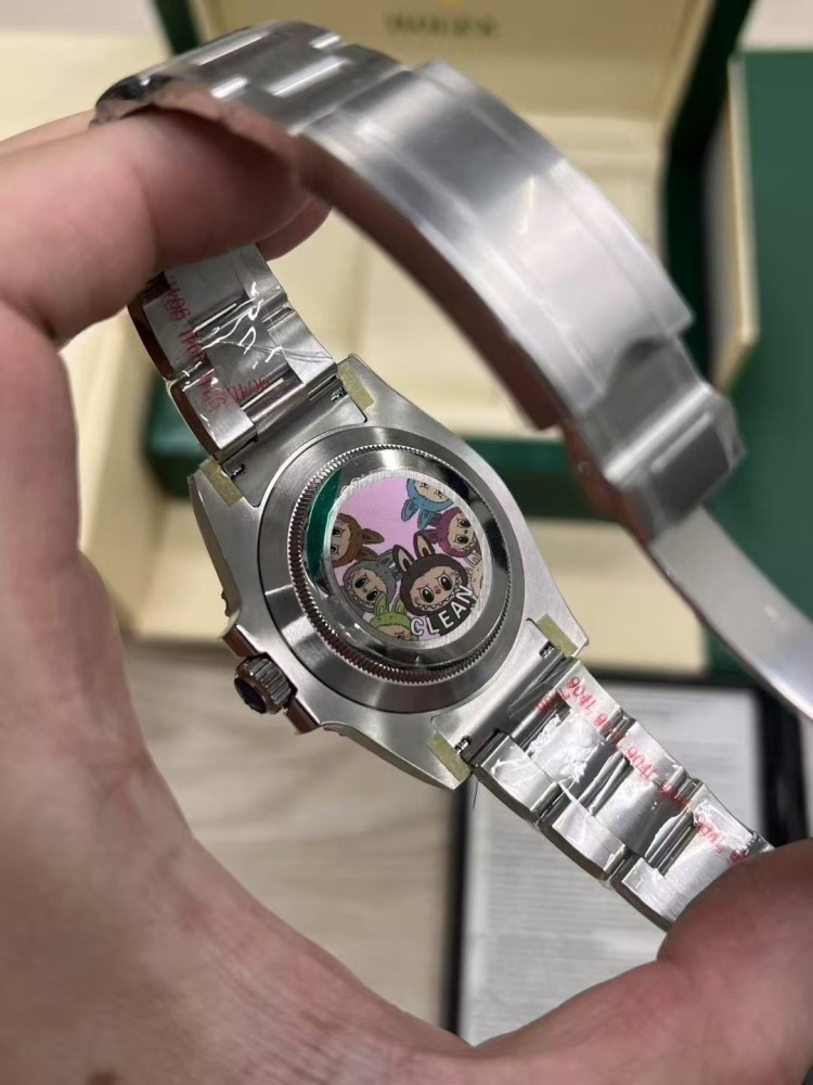 Men's Automatic Mechanical Watch 904L Stainless Steel Sapphire Glass 40mm-RLX555