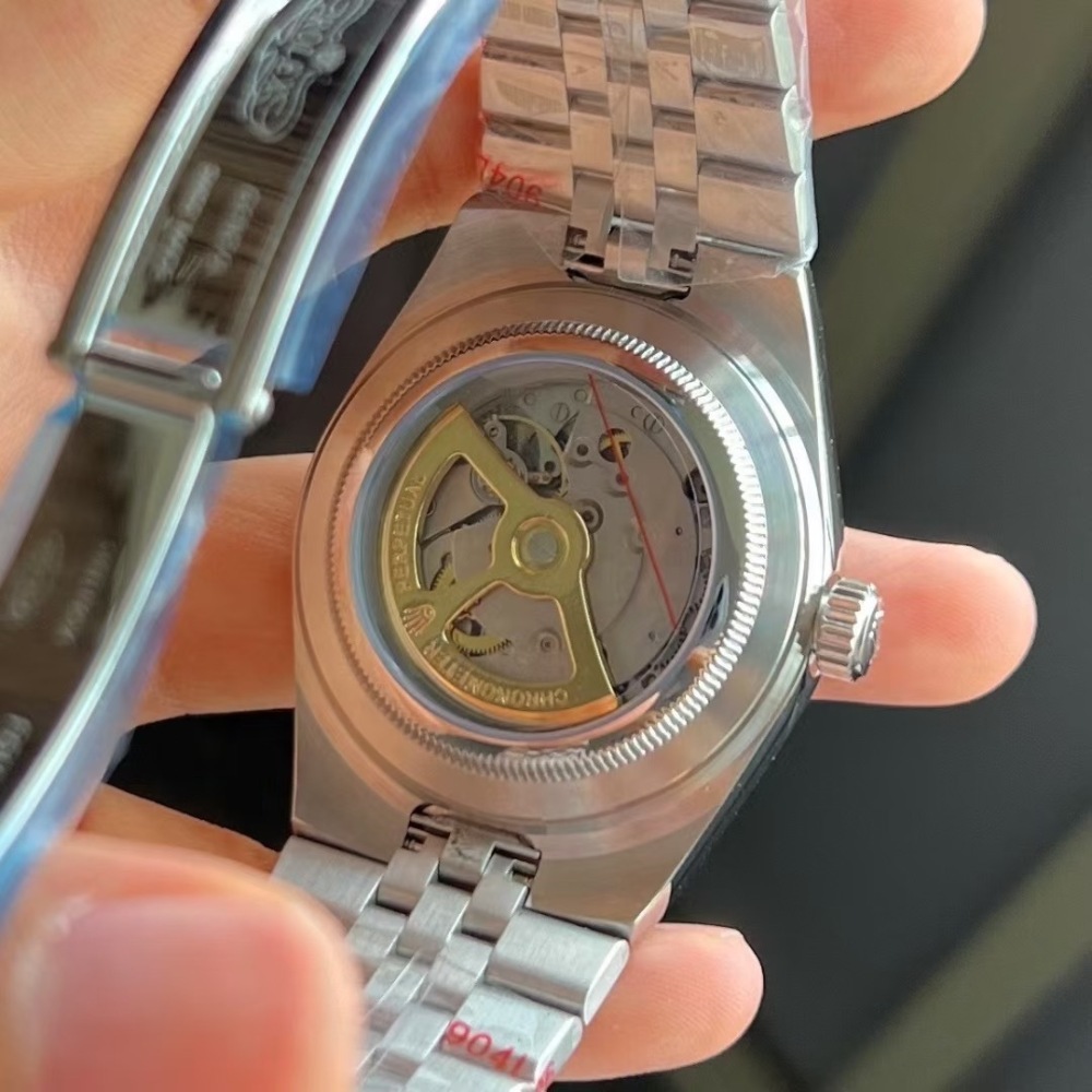 Men's Automatic Mechanical Watch 904L Stainless Steel Sapphire Glass 40mm-RLX556