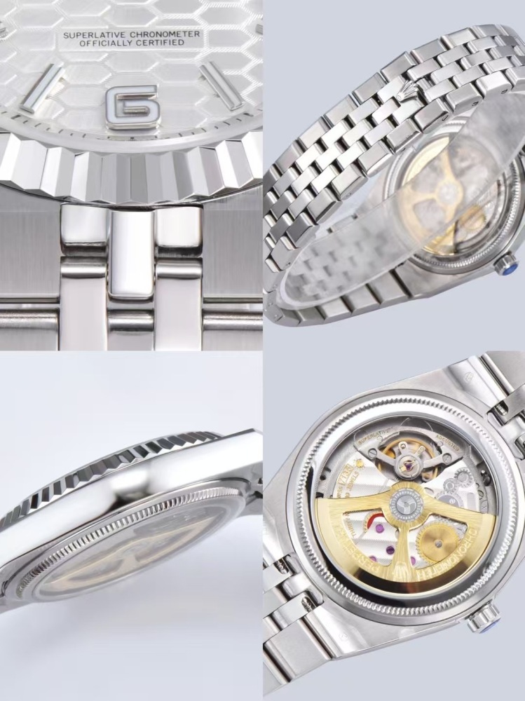 Men's Automatic Mechanical Watch 904L Stainless Steel Sapphire Glass 40mm-RLX553CM1