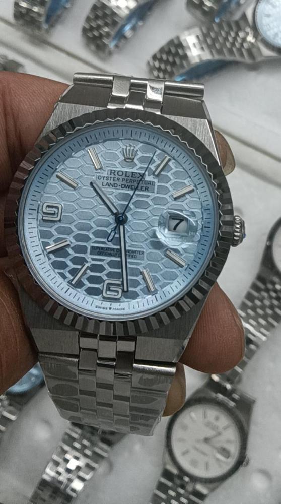 Men's Automatic Mechanical Watch 904L Stainless Steel Sapphire Glass 40mm-RLX556