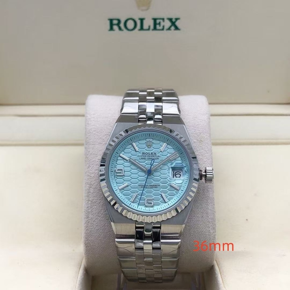 Women's Automatic Mechanical Watch 904L Stainless Steel Sapphire Glass 36mm-RLX559