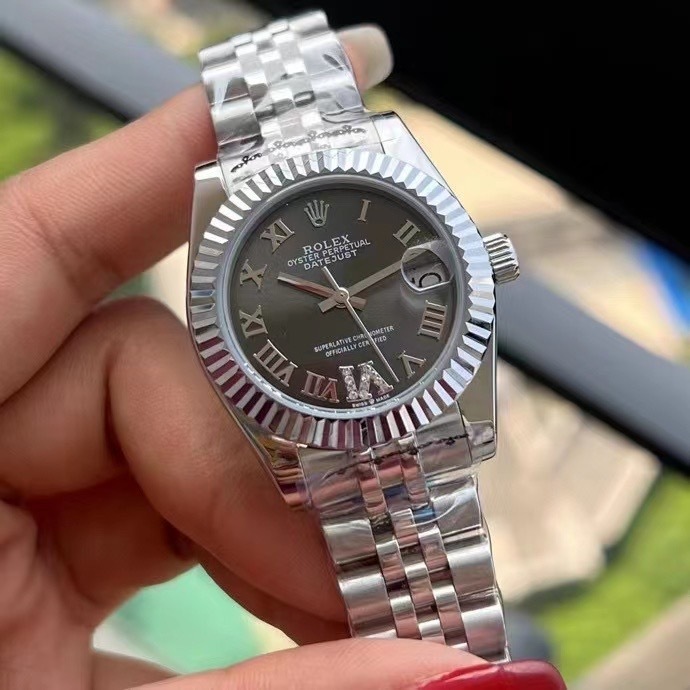 Women's Automatic Mechanical Watch 904L Stainless Steel Sapphire Glass 31mm-RLX464