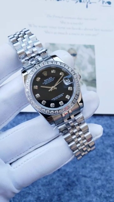 Women's Automatic Mechanical Watch 904L Stainless Steel Sapphire Glass 31mm-RLX223