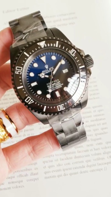 Men's Automatic Mechanical Watch 904L Stainless Steel Sapphire Glass 44mm-RLX6