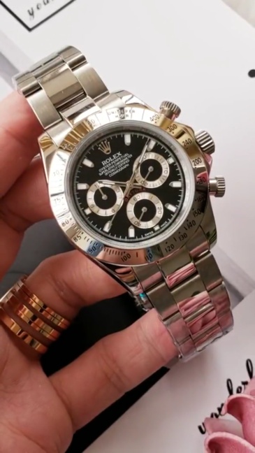 Men's Automatic Mechanical Watch 904L Stainless Steel Sapphire Glass 40mm-RLX23