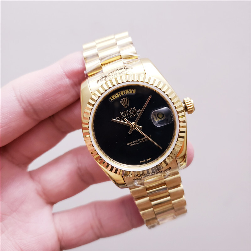 Men's Automatic Mechanical Watch 904L Stainless Steel Sapphire Glass 36mm-RLX9