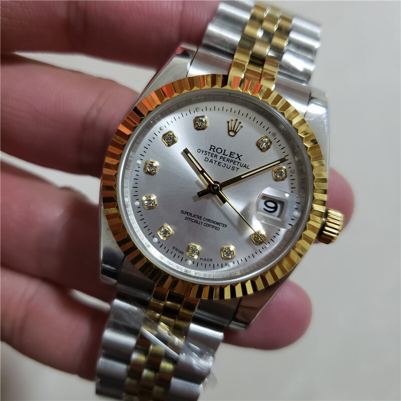 Men's Automatic Mechanical Watch 904L Stainless Steel Sapphire Glass 40mm-RLX12