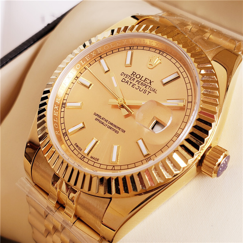 Men's Automatic Mechanical Watch 904L Stainless Steel Sapphire Glass 40mm-RLX17