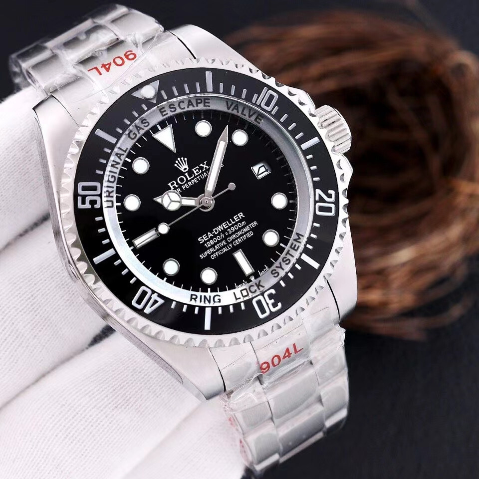 Men's Automatic Mechanical Watch 904L Stainless Steel Sapphire Glass 44mm-RLX210