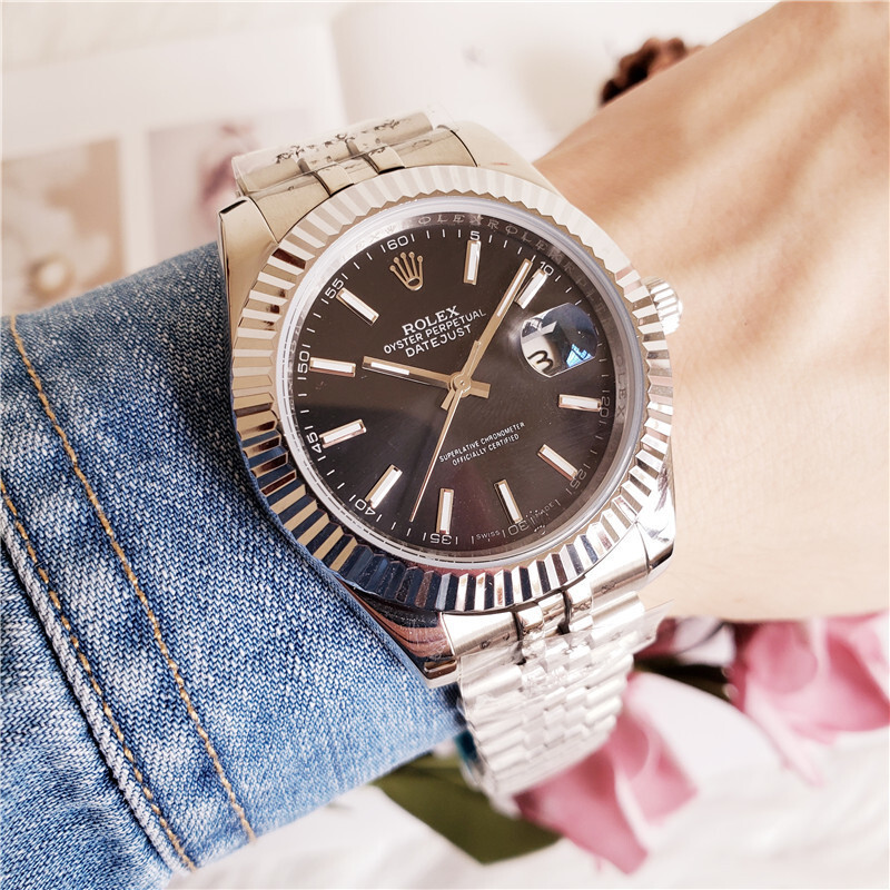 Men's Automatic Mechanical Watch 904L Stainless Steel Sapphire Glass 40mm-RLX8