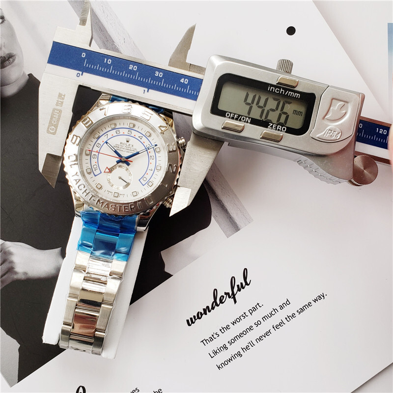 Men's Automatic Mechanical Watch 904L Stainless Steel Sapphire Glass 44mm-RLX26